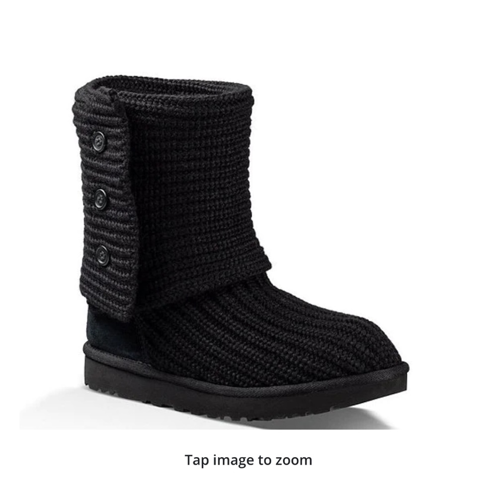 UGG Classic cardy button detail knit boot